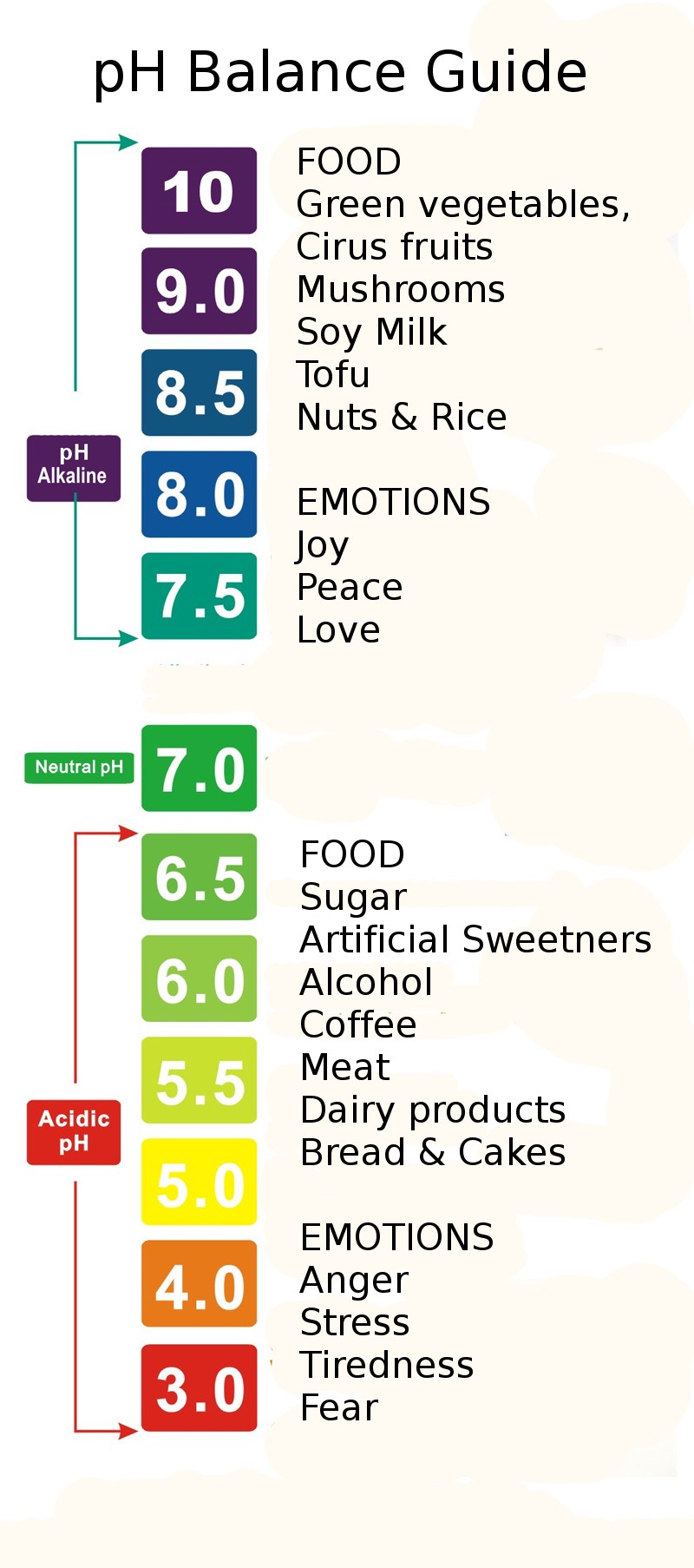 Acid Levels In Food Chart